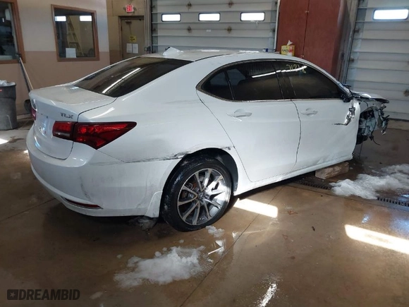 2015 Acura TLX V6 Tech with VIN 19UUB2F59FA026384, listed as a IAAI auction lot 41571218 with 1 mi miles. Bid and sale history available at carsss.com. Image 4.