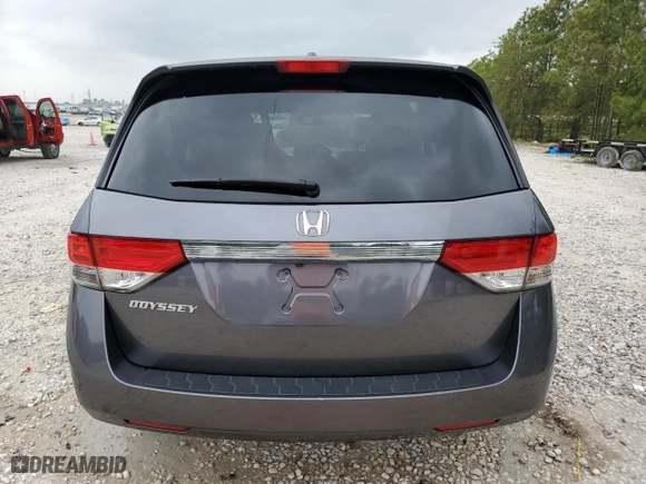 2016 Honda Odyssey EX-L with VIN 5FNRL5H63GB002048, listed as a Copart auction lot 50811985 with 122,959 mi miles and Salvage Title. Bid and sale history available at carsss.com. Image 6.