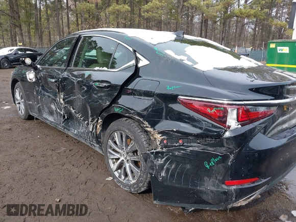 2020 Lexus ES with VIN 58ADZ1B1XLU066527, listed as a IAAI auction lot 41357739 with 41,079 mi miles. Bid and sale history available at carsss.com. Image 6.