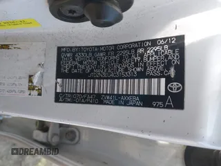 2012 Toyota Prius Two z VIN JTDZN3EU4C3153313, wystawiony jako IAAI lot #41998852 z przebiegiem 164 668 mil mil oraz . Historia ofert i sprzedaży dostępna na DreamBid. Obrazek 9.