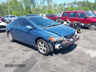 2008 Honda Civic Cpe EX with VIN 2HGFG12868H580491, listed as a IAAI auction lot 42066847 with 178,887 mi miles. Bid and sale history available at carsss.com. Image 1.