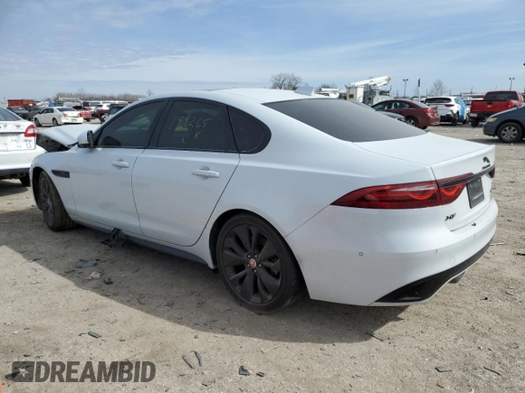 2021 Jaguar XF R-Dynamic SE with VIN SAJBL4GX7MCY89265, listed as a Copart auction lot 43801873 with 23,730 mi miles. Bid and sale history available at carsss.com. Image 2.