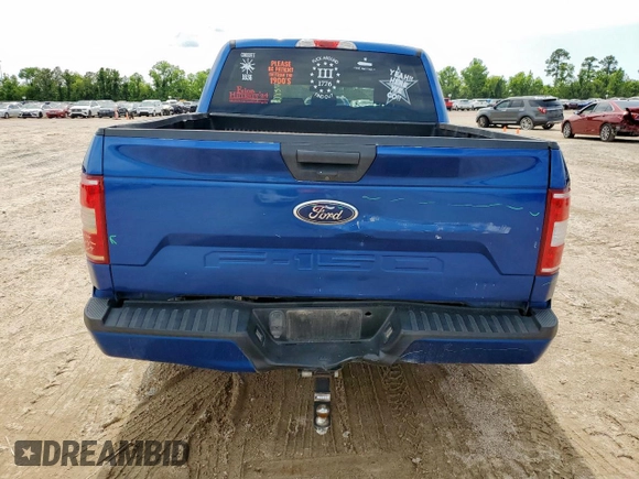 2018 Ford F-150 XL with VIN 1FTEW1CP3JKC81428, listed as a Copart auction lot 58023135 with 162,533 mi miles and Salvage title. Bid and sale history available at DreamBid. Image 6.