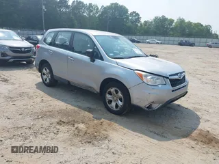 2015 Subaru Forester 2.5i with VIN JF2SJAAC9FH482807, listed as a IAAI auction lot 42377632 with 191,721 mi miles and . Bid and sale history available at DreamBid. Image 1.