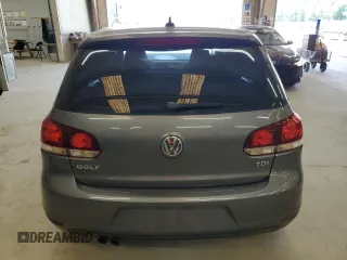 2013 Volkswagen Golf TDI with VIN WVWDM7AJ8DW125742, listed as a Copart auction lot 61609875 with 123,838 mi miles and Salvage title. Bid and sale history available at DreamBid. Image 6.