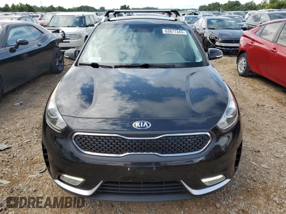 2019 Kia Niro EX with VIN KNDCC3LC5K5221157, listed as a Copart auction lot 63677343 with 128,393 mi miles and Salvage Title. Bid and sale history available at carsss.com. Image 5.
