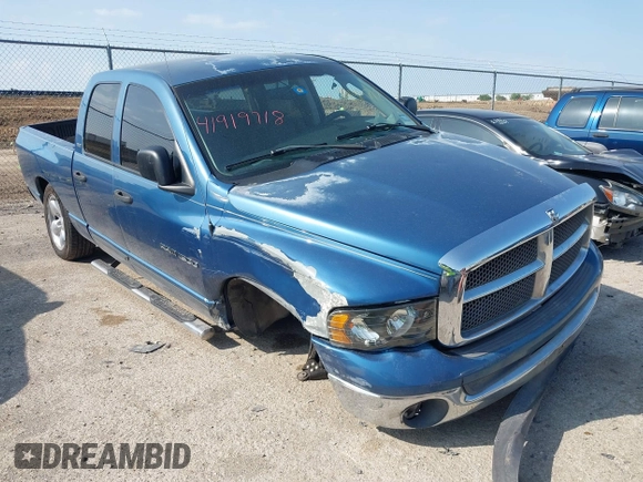 2002 Dodge 1500 with VIN 3D7HA18NX2G155889, listed as a IAAI auction lot 41919718 with 206,935 mi miles and . Bid and sale history available at DreamBid. Image 1.