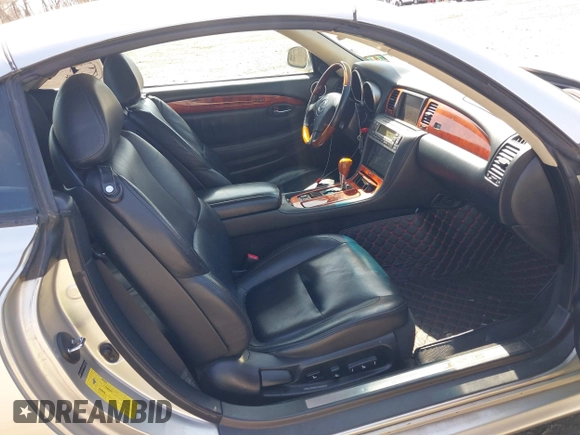 2005 Lexus SC 430 z VIN JTHFN48Y450071558, wystawiony jako IAAI lot #41939636 z przebiegiem 158 402 mil mil oraz . Historia ofert i sprzedaży dostępna na DreamBid. Obrazek 5.