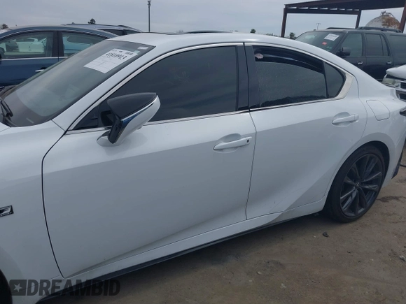 2023 Lexus IS with VIN JTHGZ1B23P5069379, listed as a IAAI auction lot 41810913 with 24,529 mi miles. Bid and sale history available at carsss.com. Image 15.