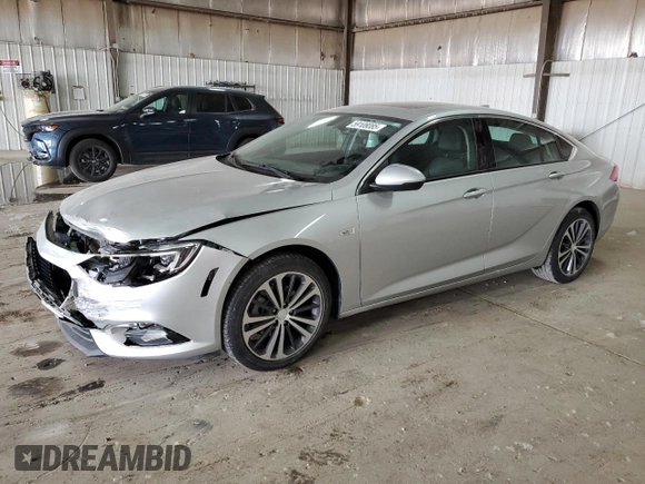2019 Buick Regal Essence with VIN W04GP6SXXK1049477, listed as a Copart auction lot 59108085 with 97,483 mi miles and Salvage title. Bid and sale history available at DreamBid. Image 1.