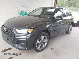 2025 Audi Q5 Premium with VIN WA1ABAFY9S2045618, listed as a IAAI auction lot 42279469 with 3,024 mi miles and . Bid and sale history available at DreamBid. Image 18.