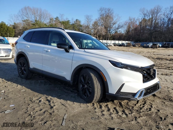 2025 Honda CR-V Hybrid Sport Touring with VIN 5J6RS6H9XSL033347, listed as a Copart auction lot 50122915 with 0 mi miles and Salvage Title. Bid and sale history available at carsss.com. Image 4.