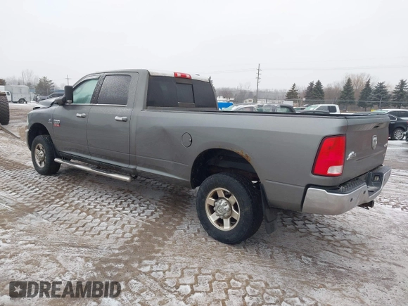 2012 Ram 2500 SLT with VIN 3C6UD5JL9CG327225, listed as a IAAI auction lot 41535113 with 168,530 mi miles and . Bid and sale history available at DreamBid. Image 3.