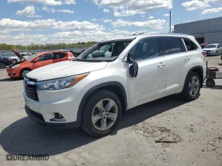 2015 Toyota Highlander Limited with VIN 5TDDKRFH0FS180633, listed as a Copart auction lot 53425435 with 152,556 mi miles and Salvage Title. Bid and sale history available at carsss.com. Image 1.