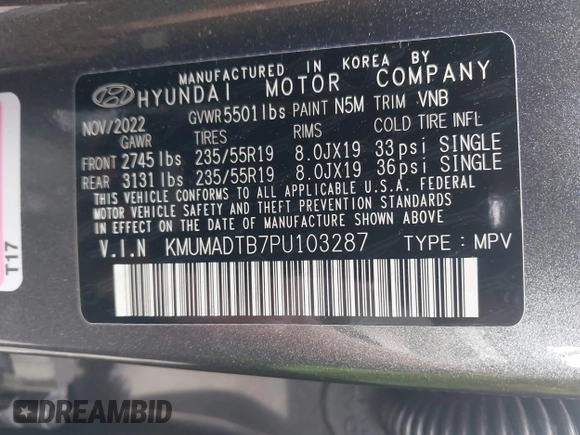 2023 Genesis GV70 2.5T z VIN KMUMADTB7PU103287, wystawiony jako IAAI lot #42112852 z przebiegiem 27 535 mil mil oraz . Historia ofert i sprzedaży dostępna na DreamBid. Obrazek 9.