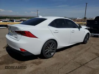 2017 Lexus IS 200t with VIN JTHBA1D22H5038785, listed as a Copart auction lot 58436715 with 76,298 mi miles and Salvage title. Bid and sale history available at DreamBid. Image 3.