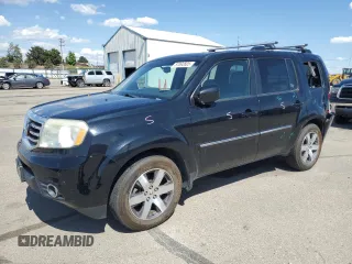 2013 Honda Pilot Touring z VIN 5FNYF4H93DB054444, wystawiony jako Copart lot #57092605 z przebiegiem 117 504 mil mil oraz Szkoda całkowita • Salvage title. Historia ofert i sprzedaży dostępna na DreamBid. Obrazek 1.