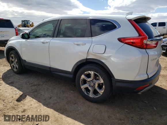 2019 Honda CR-V EX with VIN JHLRW2H55KX021375, listed as a Copart auction lot 46838403 with 50,220 mi miles and . Bid and sale history available at DreamBid. Image 2.