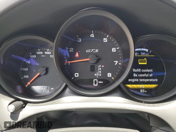 2018 Porsche Macan GTS with VIN WP1AG2A50JLB60934, listed as a Copart auction lot 61903095 with 66,021 mi miles and Salvage title. Bid and sale history available at DreamBid. Image 9.