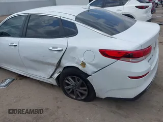 2019 Kia Optima LX with VIN 5XXGT4L32KG337466, listed as a IAAI auction lot 42113128 with 109,409 mi miles and . Bid and sale history available at DreamBid. Image 6.