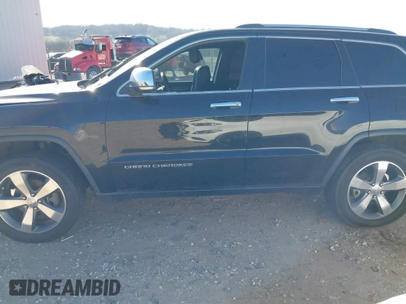 2015 Jeep Grand Cherokee Limited with VIN 1C4RJEBG5FC686376, listed as a IAAI auction lot 41705191 with 1 mi miles. Bid and sale history available at carsss.com. Image 14.