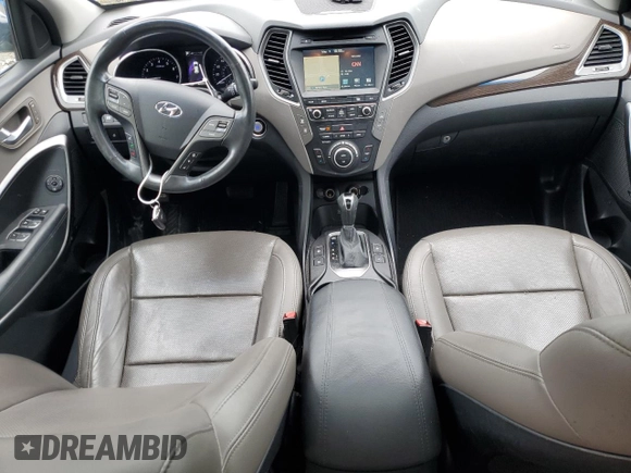 2017 Hyundai Santa Fe Ultimate with VIN 5XYZWDLAXHG435759, listed as a Copart auction lot 55336535 with 82,452 mi miles and Salvage title. Bid and sale history available at DreamBid. Image 8.
