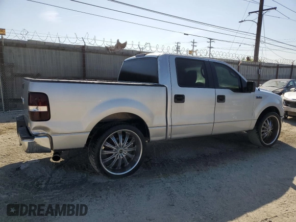 2006 Ford F-150 XLT with VIN 1FTPW12586FA87874, listed as a Copart auction lot 52639945 with 157,632 mi miles and Clean Title. Bid and sale history available at carsss.com. Image 3.