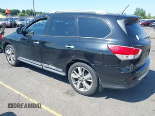 2013 Nissan Pathfinder SL with VIN 5N1AR2MM3DC654025, listed as a IAAI auction lot 42692665 with 173,226 mi miles and . Bid and sale history available at DreamBid. Image 3.