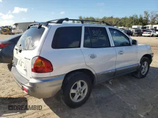 2001 Hyundai Santa Fe GLS with VIN KM8SC83D91U048535, listed as a Copart auction lot 85041184 with 218,621 mi miles and Salvage Title. Bid and sale history available at carsss.com. Image 3.