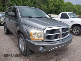 2005 Dodge Durango Limited with VIN 1D4HB58D85F582423, listed as a IAAI auction lot 42631605 with 213,601 mi miles and . Bid and sale history available at DreamBid. Image 1.