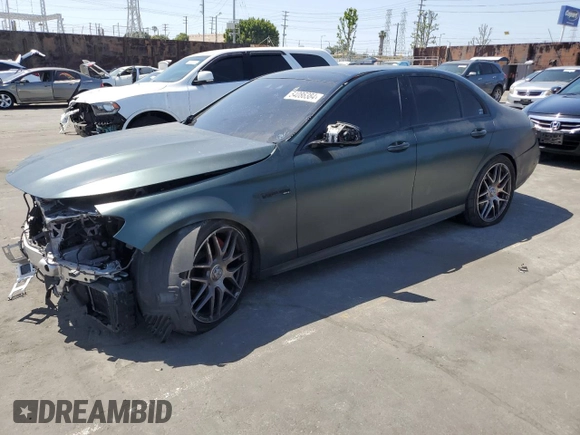 2019 Mercedes-Benz E 63 S AMG with VIN WDDZF8KB9KA505380, listed as a Copart auction lot 54086384 with Not Provided miles and Salvage Title. Bid and sale history available at DreamBid. Image 1.