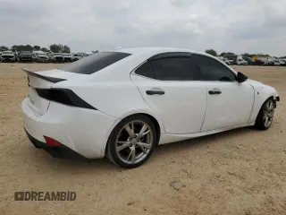 2017 Lexus IS 200t with VIN JTHBA1D22H5059524, listed as a Copart auction lot 55032505 with 100,807 mi miles and Salvage title. Bid and sale history available at DreamBid. Image 3.