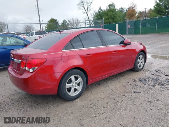 2014 Chevrolet Cruze 1LT with VIN 1G1PC5SB1E7274803, listed as a IAAI auction lot 41897844 with 175,081 mi miles and . Bid and sale history available at DreamBid. Image 4.