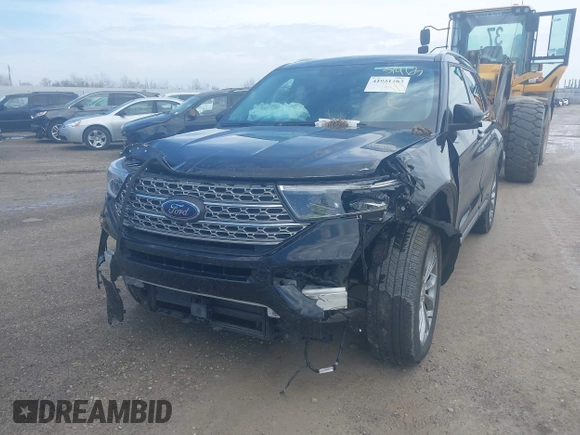 2024 Ford Explorer Limited with VIN 1FMSK8FH3RGA31290, listed as a IAAI auction lot 41951463 with 24,047 mi miles. Bid and sale history available at carsss.com. Image 6.