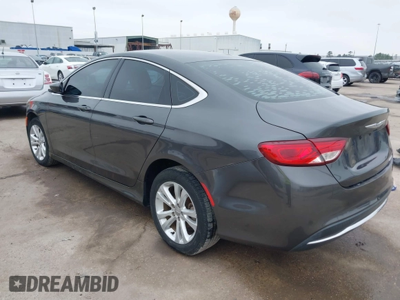 2016 Chrysler 200 Limited with VIN 1C3CCCAB0GN165568, listed as a IAAI auction lot 41434667 with 157,463 mi miles and . Bid and sale history available at carsss.com. Image 3.