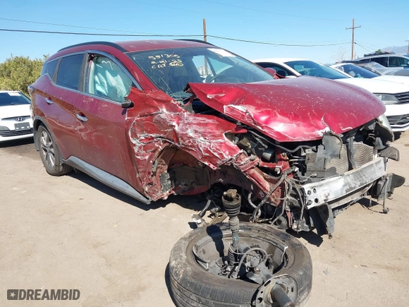 2015 Nissan Murano SL with VIN 5N1AZ2MHXFN254151, listed as a IAAI auction lot 41675133 with 146,013 mi miles. Bid and sale history available at carsss.com. Image 6.