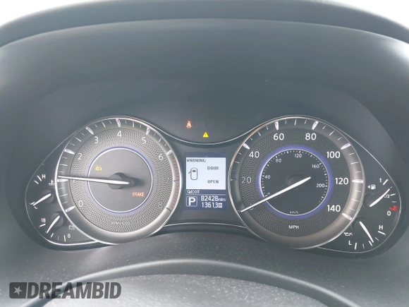 2017 Infiniti QX80 with VIN JN8AZ2NE1H9151466, listed as a IAAI auction lot 41813407 with 82,428 mi miles. Bid and sale history available at carsss.com. Image 7.