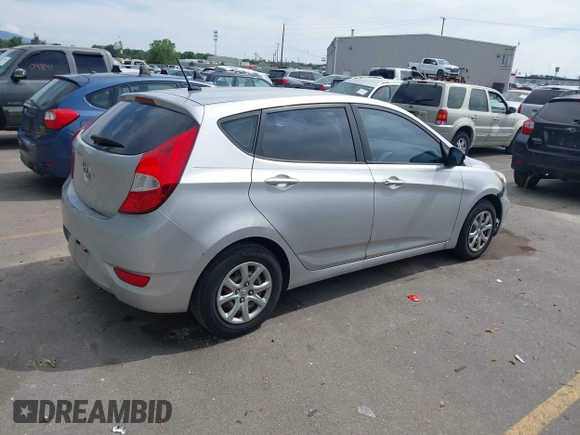2012 Hyundai Accent GS with VIN KMHCT5AEXCU052174, listed as a IAAI auction lot 42448720 with 278,451 mi miles and . Bid and sale history available at DreamBid. Image 4.