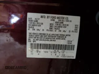 2017 Lincoln MKX Select with VIN 2LMPJ6KR2HBL38360, listed as a Copart auction lot 44761895 with 94,166 mi miles and Salvage Title. Bid and sale history available at carsss.com. Image 15.