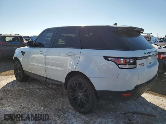 2016 Land Rover Range Rover Sport V8 Dynamic with VIN SALWR2EF4GA583100, listed as a Copart auction lot 43137465 with 104,794 mi miles and Salvage Title. Bid and sale history available at carsss.com. Image 2.