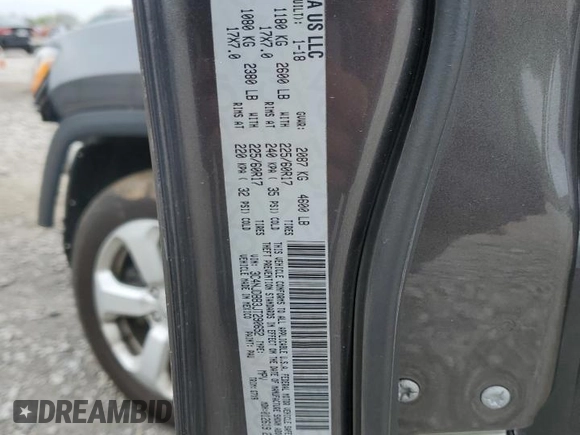 2018 Jeep Compass Latitude with VIN 3C4NJDBB3JT290652, listed as a Copart auction lot 50723415 with 69,579 mi miles and Salvage Title. Bid and sale history available at DreamBid. Image 13.