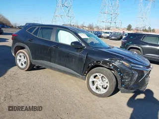 2025 Chevrolet Trax LS with VIN KL77LFEP6SC000310, listed as a IAAI auction lot 41695308 with Not Provided miles and . Bid and sale history available at DreamBid. Image 1.