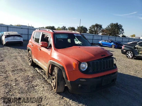 2017 Jeep Renegade Altitude with VIN ZACCJABH5HPG29889, listed as a Copart auction lot 77868264 with 97,397 mi miles and Salvage title. Bid and sale history available at DreamBid. Image 11.
