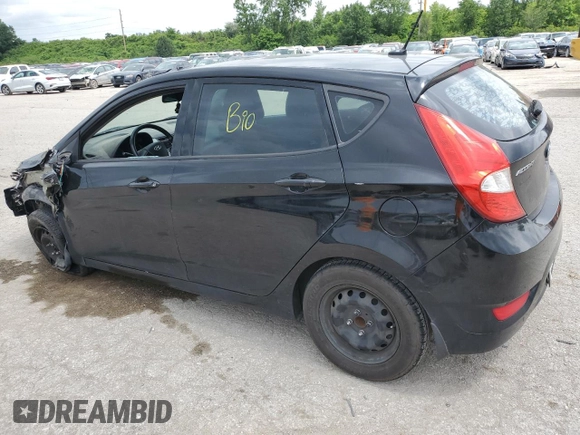 2016 Hyundai Accent SE with VIN KMHCT5AE8GU241668, listed as a Copart auction lot 57667274 with 0 mi miles and Salvage Title. Bid and sale history available at carsss.com. Image 2.