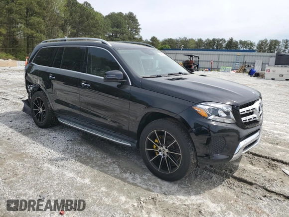 2019 Mercedes-Benz GLS 450 with VIN 4JGDF6EE1KB237624, listed as a Copart auction lot 49441755 with 51,955 mi miles and Salvage Title. Bid and sale history available at DreamBid. Image 4.