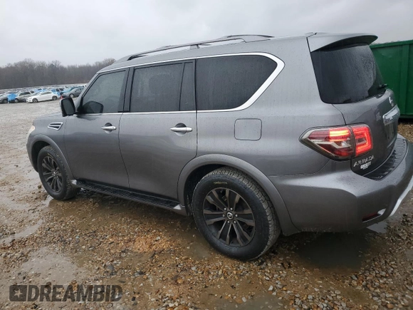 2017 Nissan Armada SL with VIN JN8AY2NDXH9009174, listed as a Copart auction lot 85371204 with 108,094 mi miles and Salvage Title. Bid and sale history available at carsss.com. Image 2.