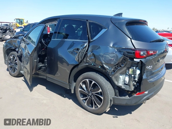 2022 Mazda CX-5 2.5 S Premium Package with VIN JM3KFBDM7N0639118, listed as a IAAI auction lot 41857979 with 15,322 mi miles. Bid and sale history available at carsss.com. Image 3.