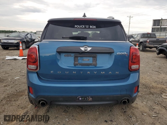 2018 MINI Countryman Cooper S with VIN WMZYT3C39J3E93309, listed as a Copart auction lot 60558285 with 50,907 mi miles and Salvage title. Bid and sale history available at DreamBid. Image 6.