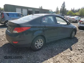 2013 Hyundai Accent GLS with VIN KMHCT4AE6DU350068, listed as a Copart auction lot 53785585 with Not Provided miles and Salvage Title. Bid and sale history available at carsss.com. Image 3.