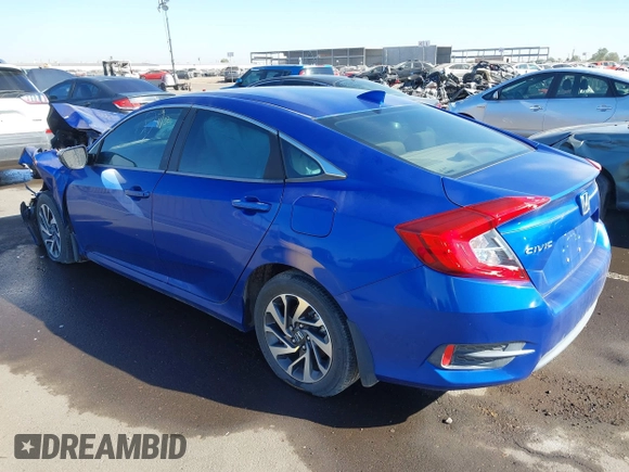 2018 Honda Civic EX с VIN 2HGFC2F76JH552764, выставлен на аукционе IAAI как лот 40946970 с пробегом 14 миль миль и . История ставок и продаж доступна на DreamBid. Изображение 3.